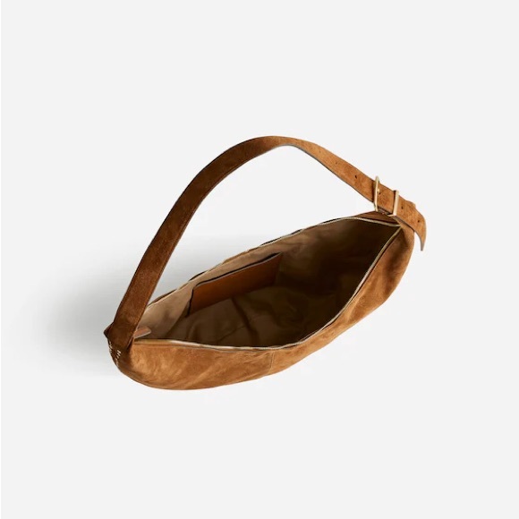 Madewell Tan Suede Hobo Bag - Picture 3 of 10
